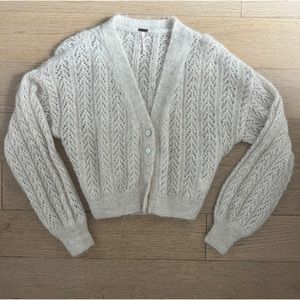 Free People Fuzzy Cartigan